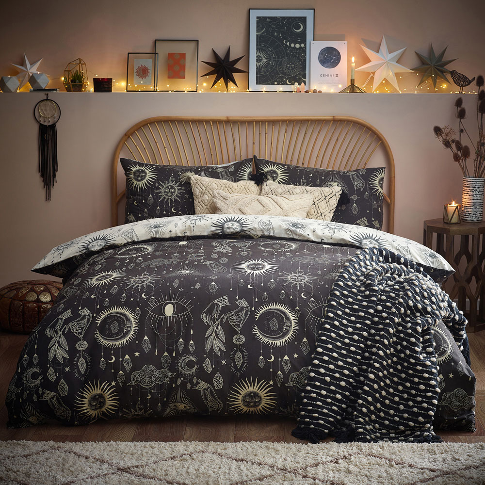 furn. Constellation Celestial Single Multicolour Duvet Set Image 4