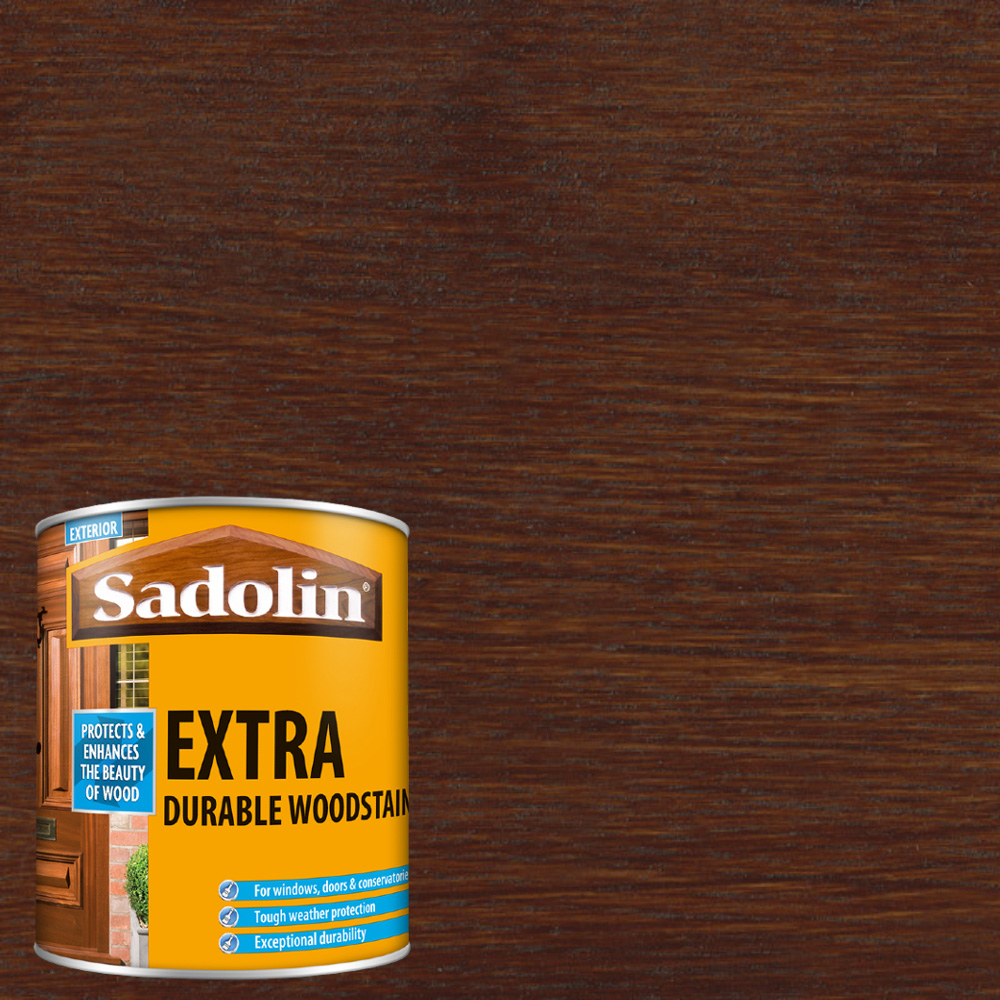 Sadolin Extra Jacobean Walnut Exterior Woodstain 2.5L Image 4
