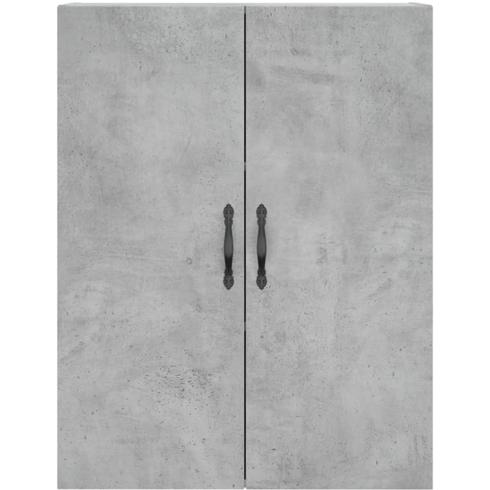 vidaXL 4 Door Concrete Grey Highboard Image 6