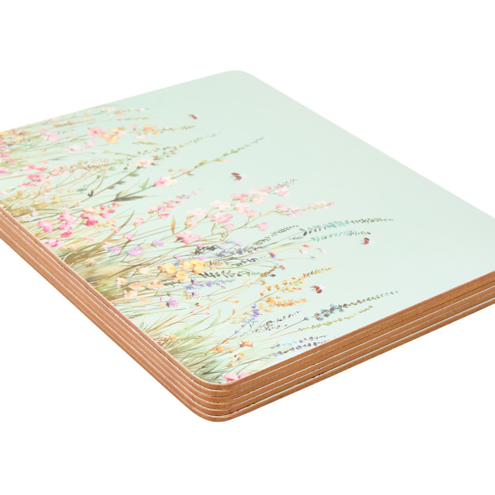 Pack of 6 Floral Bees Placemats Image 4