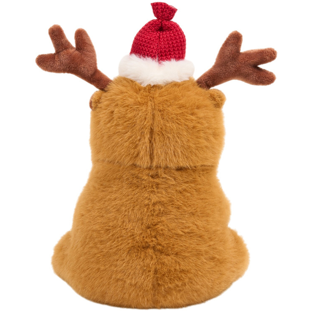 Sitting Christmas Capybara Decoration Image 4