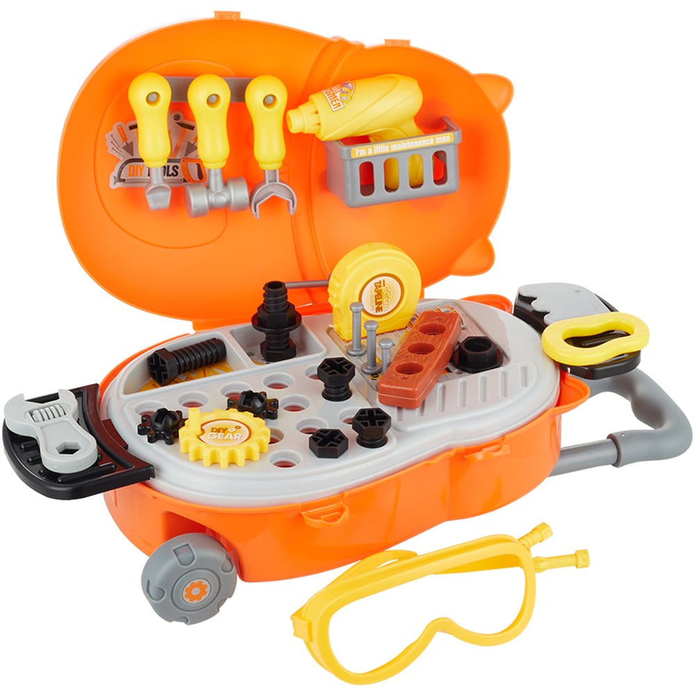 H&O Direct Kids Bear Luggage Repair Tool Kit Role Playset Image 1
