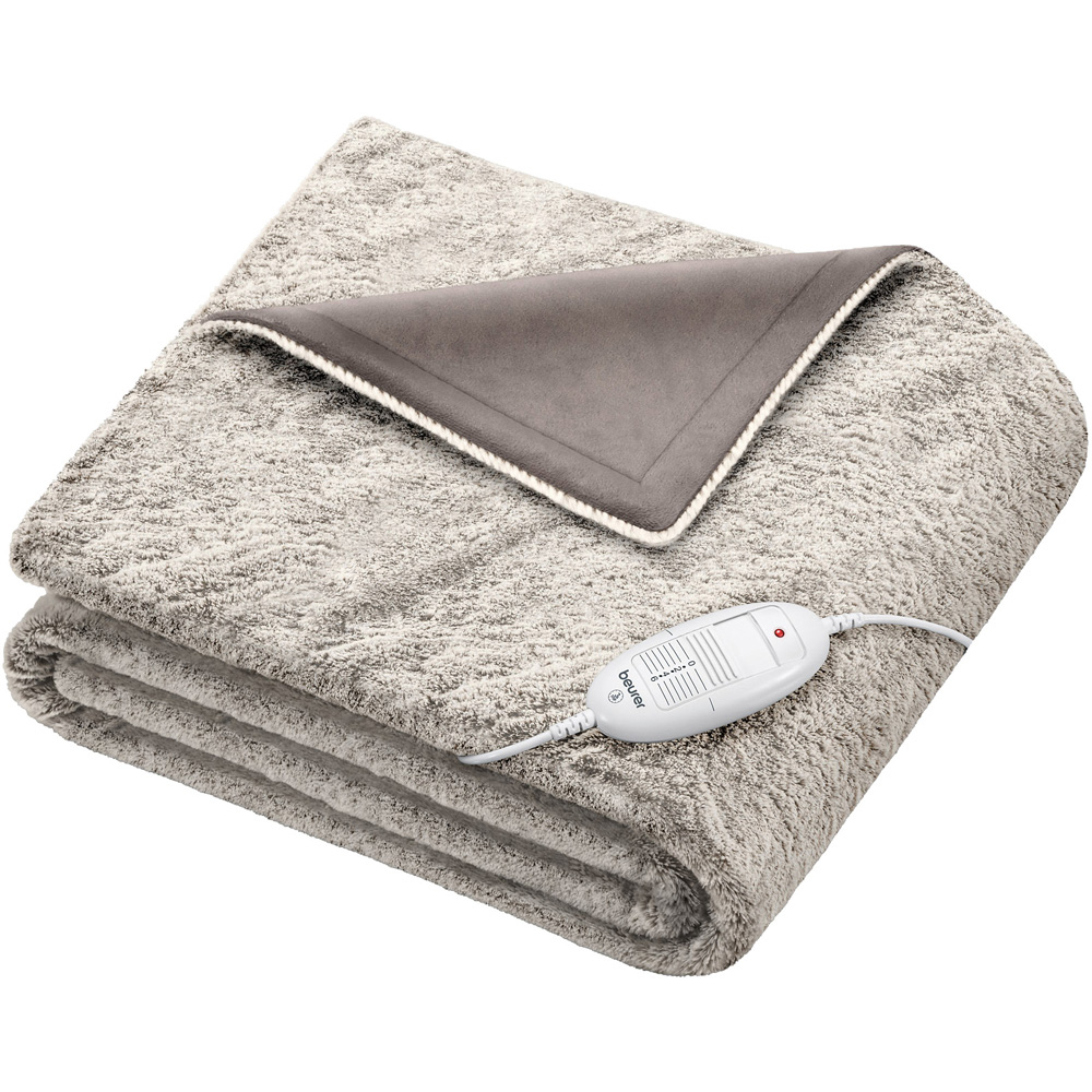 Beurer Fluffy Nordic Snuggie Heated Throw with Controller 180 x 130cm Image 1
