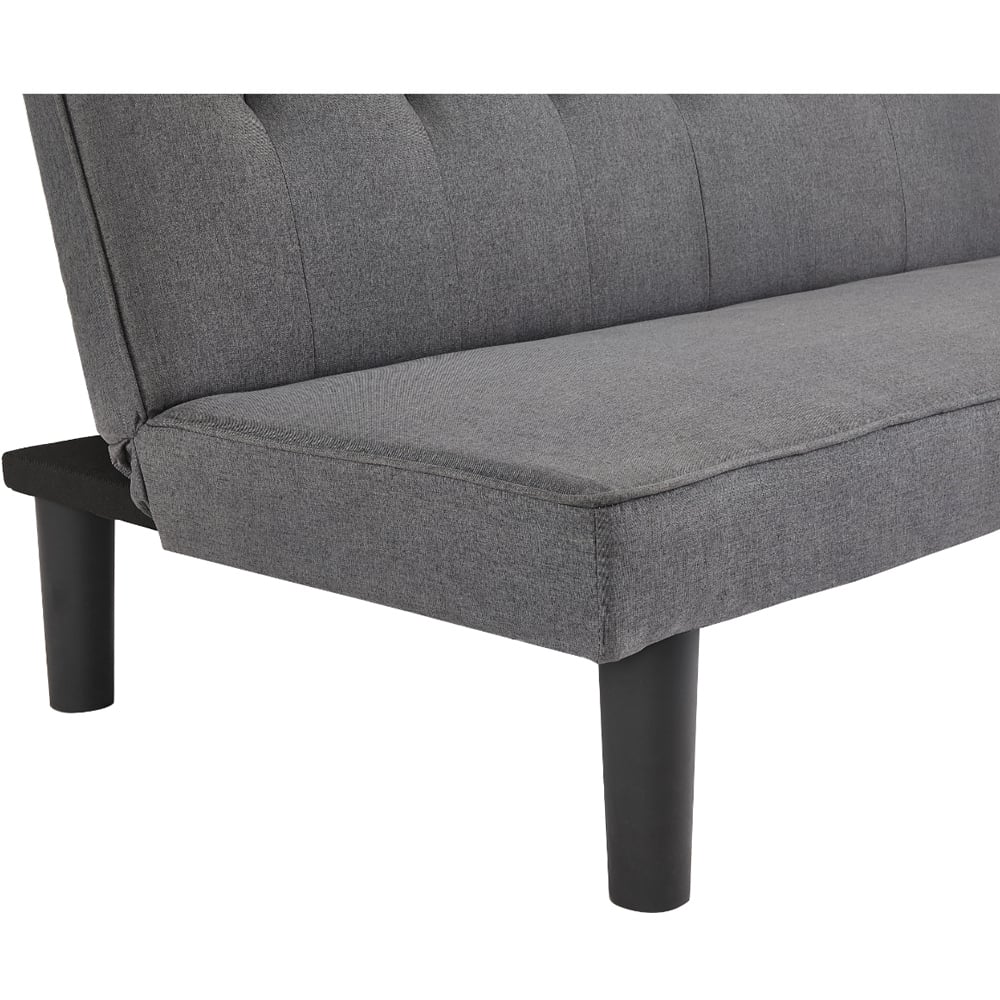Home Detail Layla 2 Seater Charcoal Fabric Sofa Bed Image 5