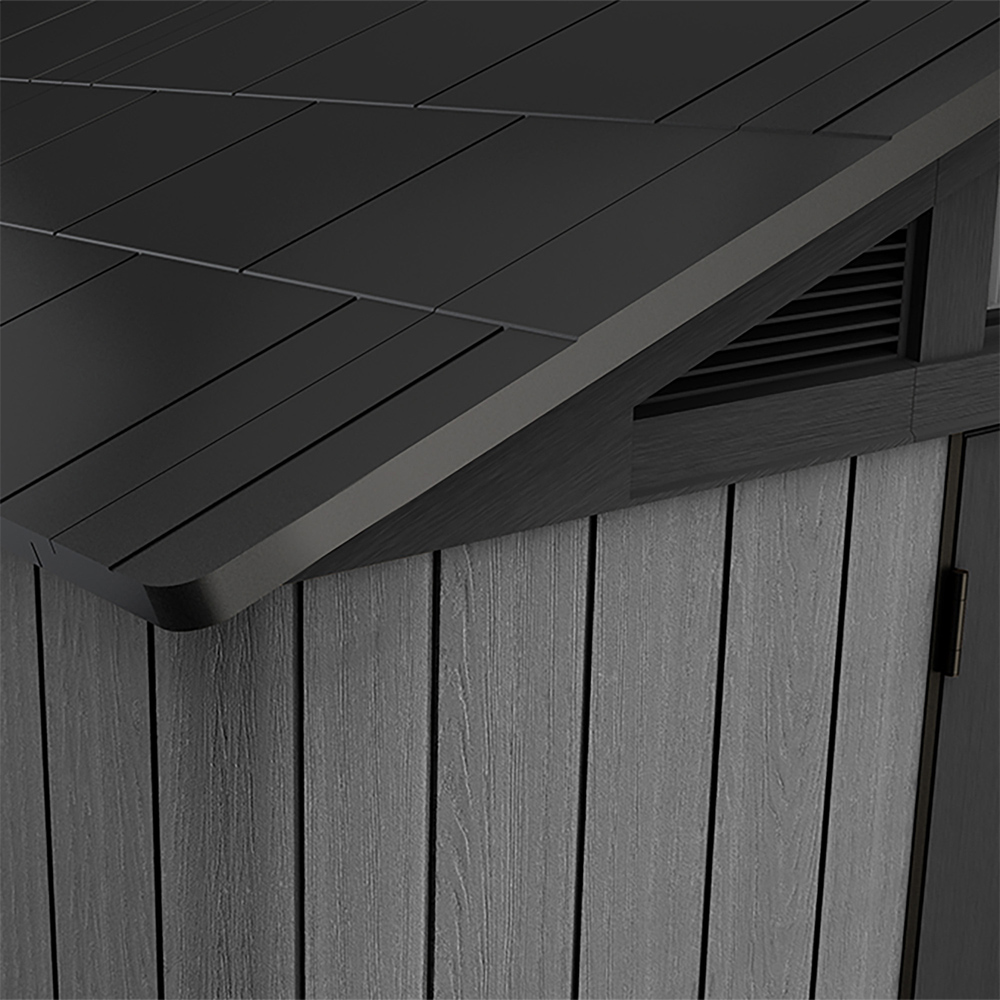 Keter Stronghold 10 x 11.5ft Grey Apex Garden Storage Shed Image 5