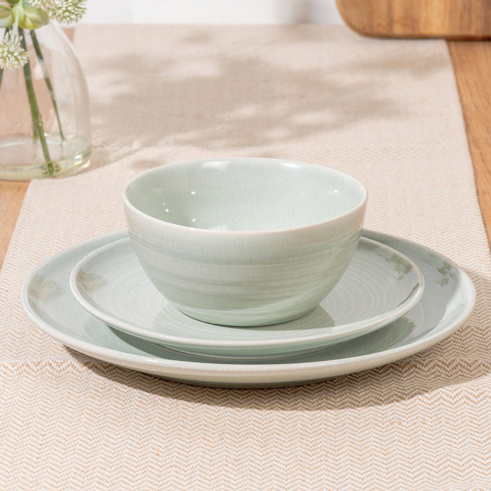Pack of 4 Sora Reactive Glaze Mugs Light Grey Image 6