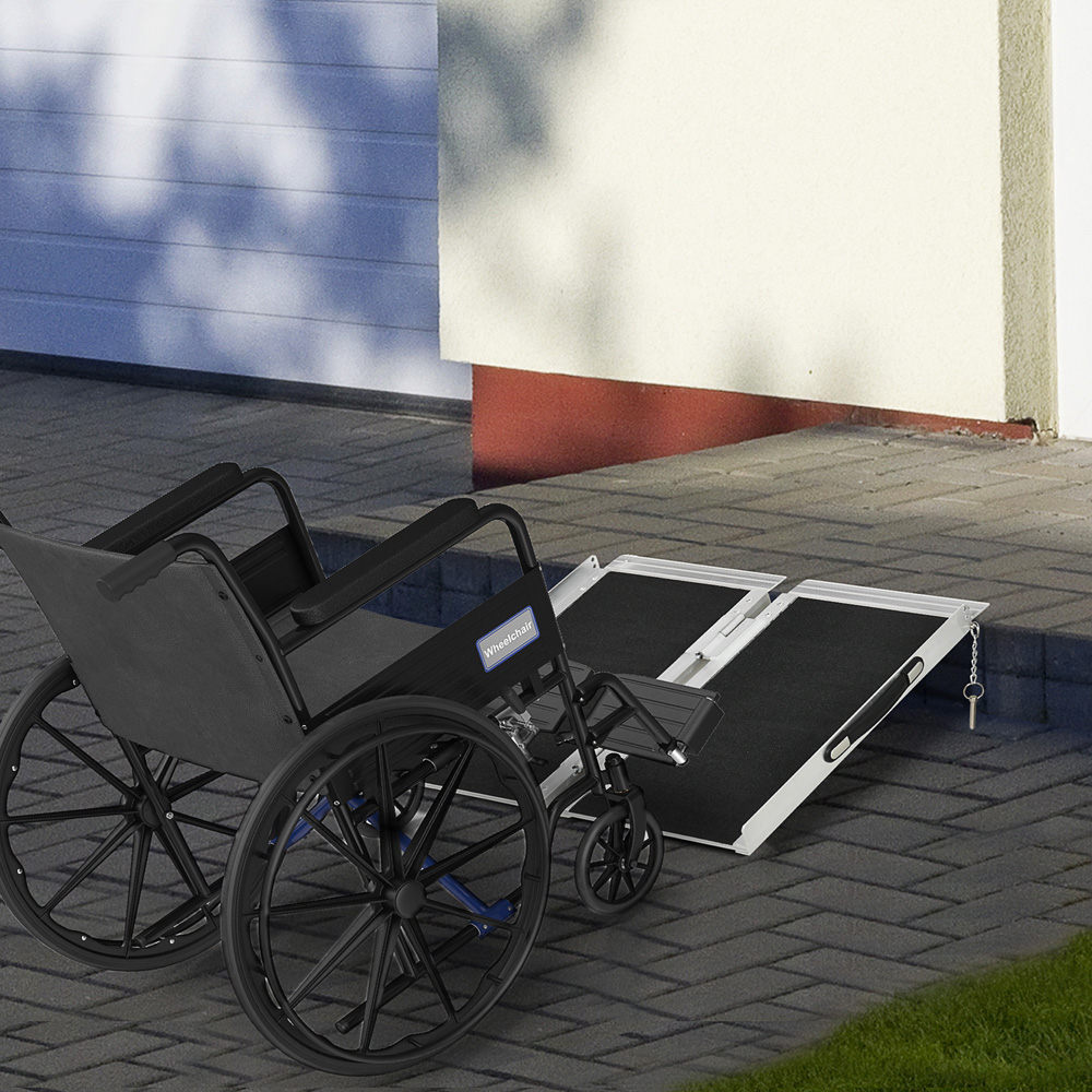 Portland Textured Aluminium Foldable Wheelchair Ramp Image 2