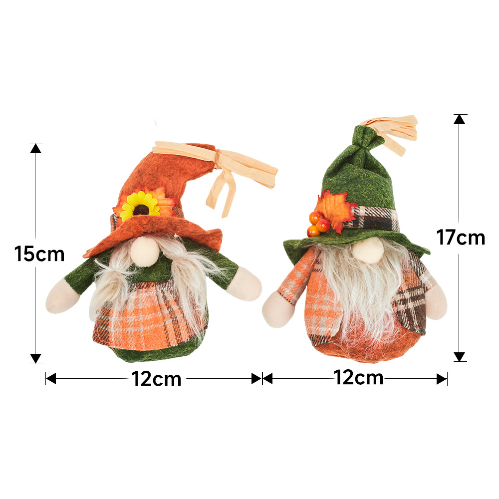 Living and Home Multicoloured Faceless Gnome Home Ornament 2 Pack Image 7