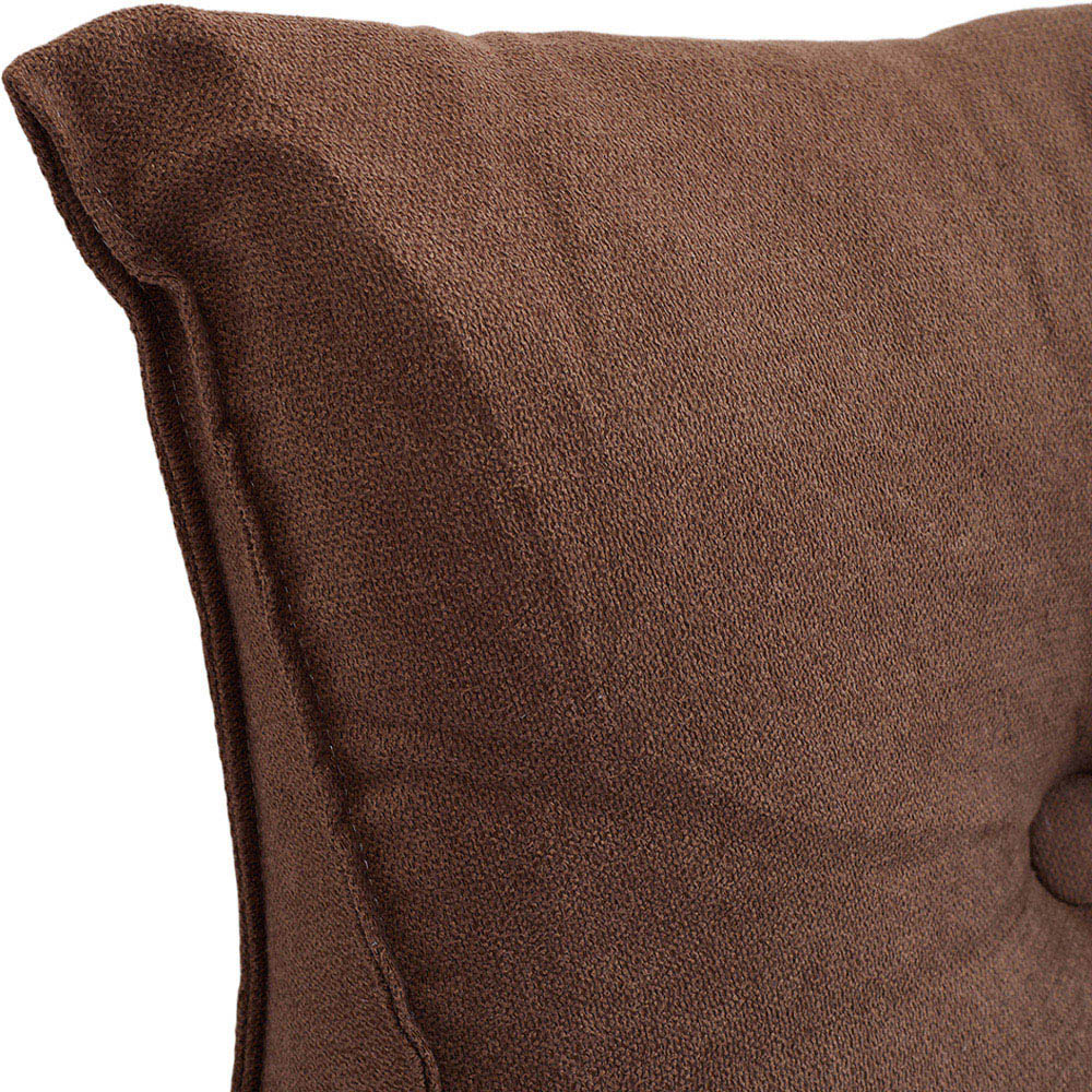 Living and Home Coffee Wedge Headboard Pillow with Side Pocket 180 x 50cm Image 4