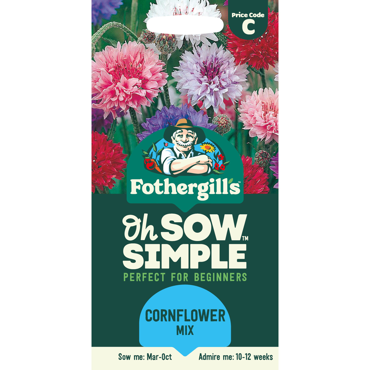 Cornflower Mix Seeds Image 1