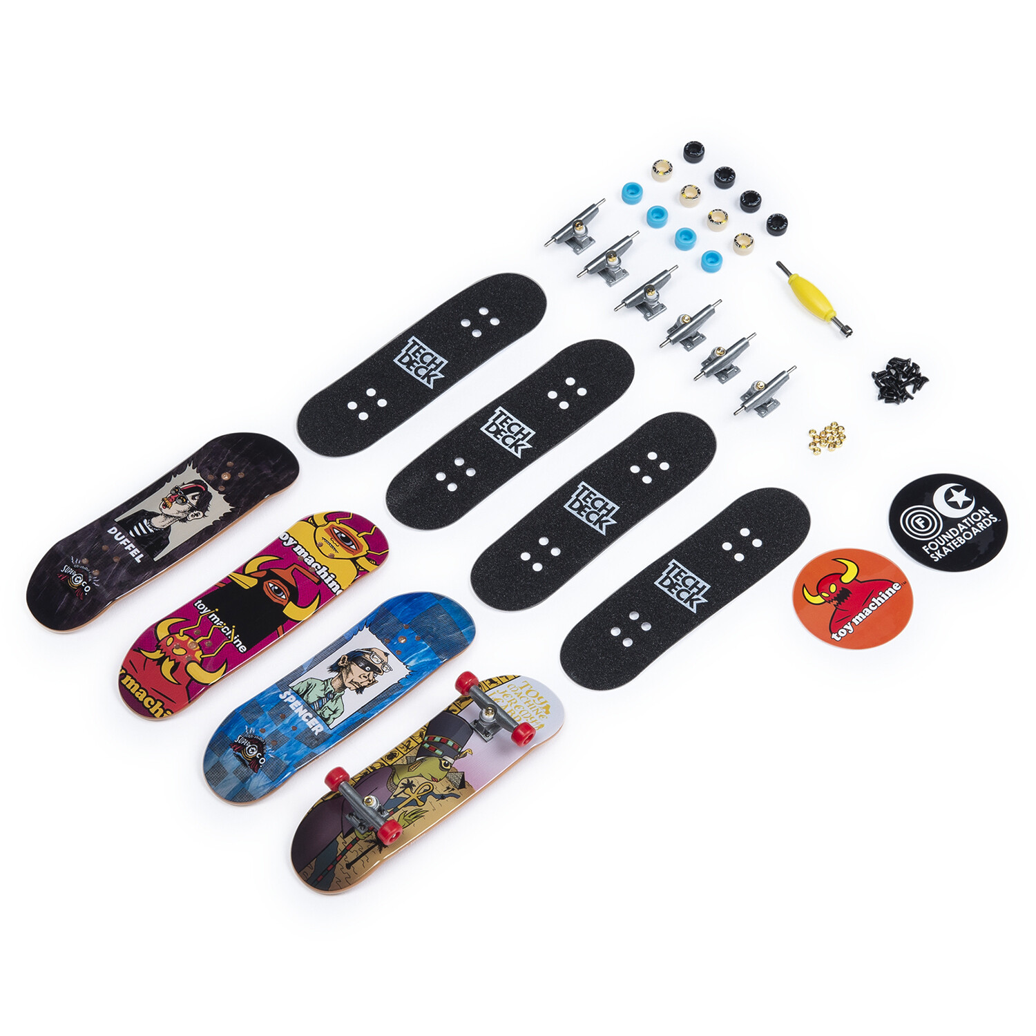 Tech Deck Ultra DLX Skateboards Figures in Assorted Style 4 Pack Image 6