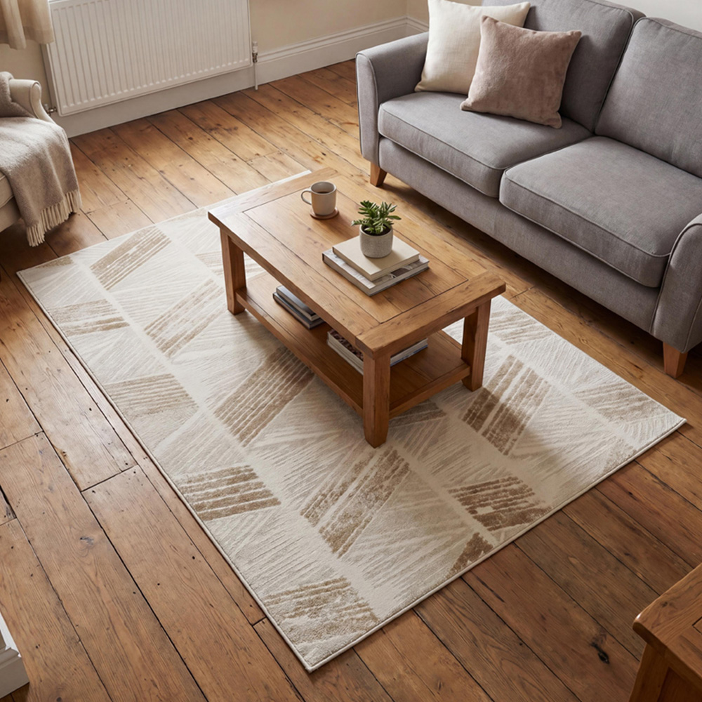 Arthouse Muse Zig Zag Natural Rug 200 x 290cm Image 1