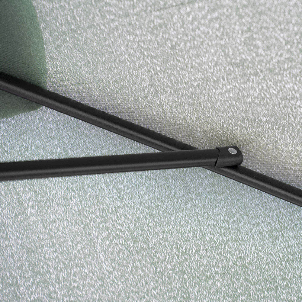 Outsunny Green Crank and Tilt Parasol 3 x 2m Image 3