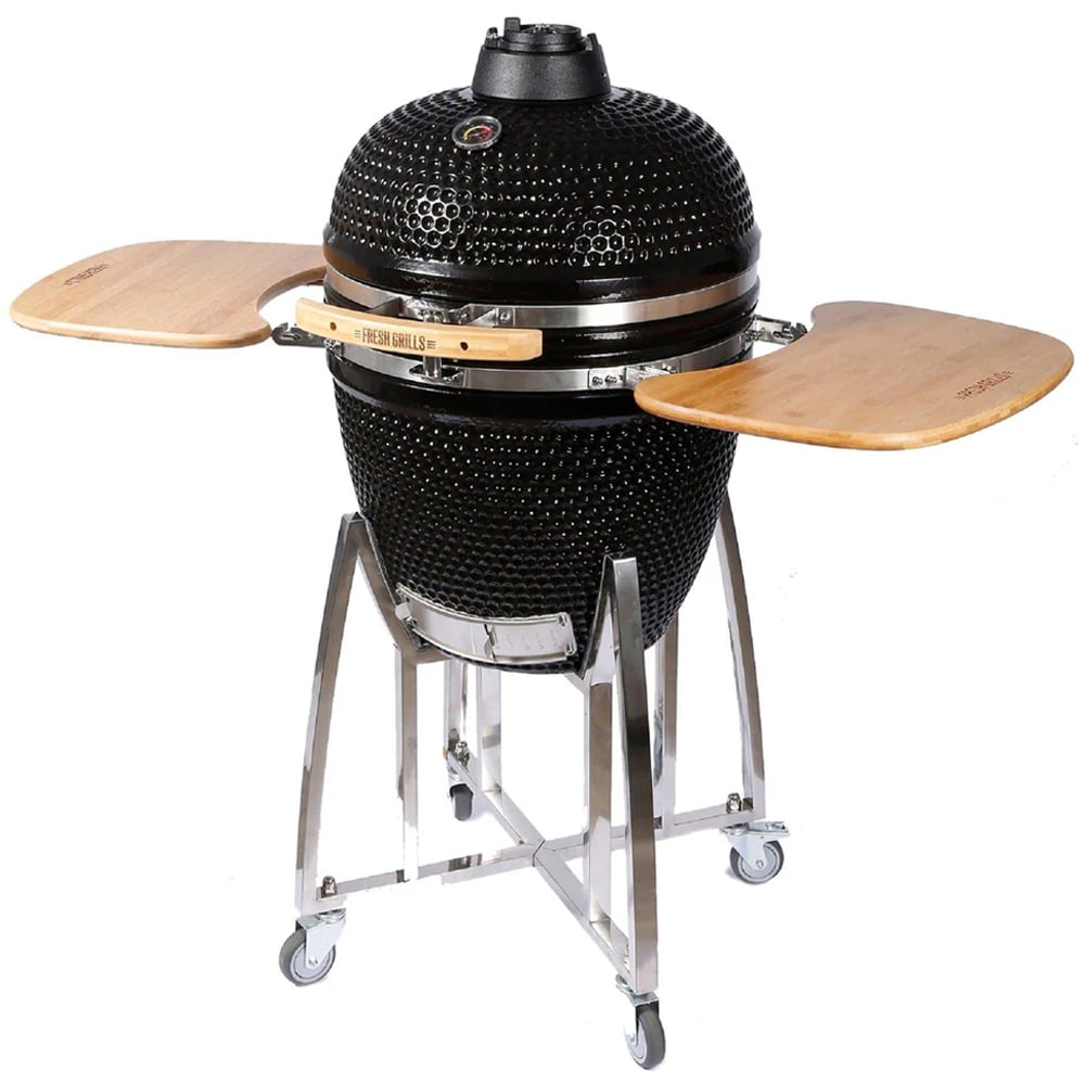 MonsterShop Fresh Grills Mega Charcoal Kamado BBQ Grill 21 inch Image 1