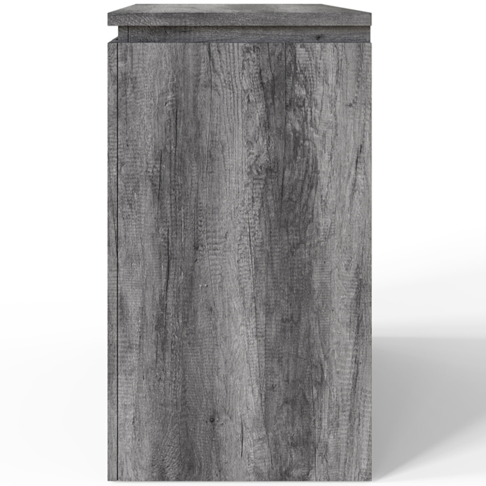 GFW Canyon Single Door 3 Drawer Charcoal Grey Storage Unit Image 5