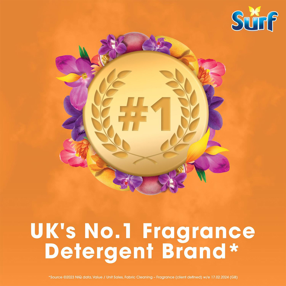 Surf 3 in 1 Passion Bloom Washing Capsules 26 Washes Image 6