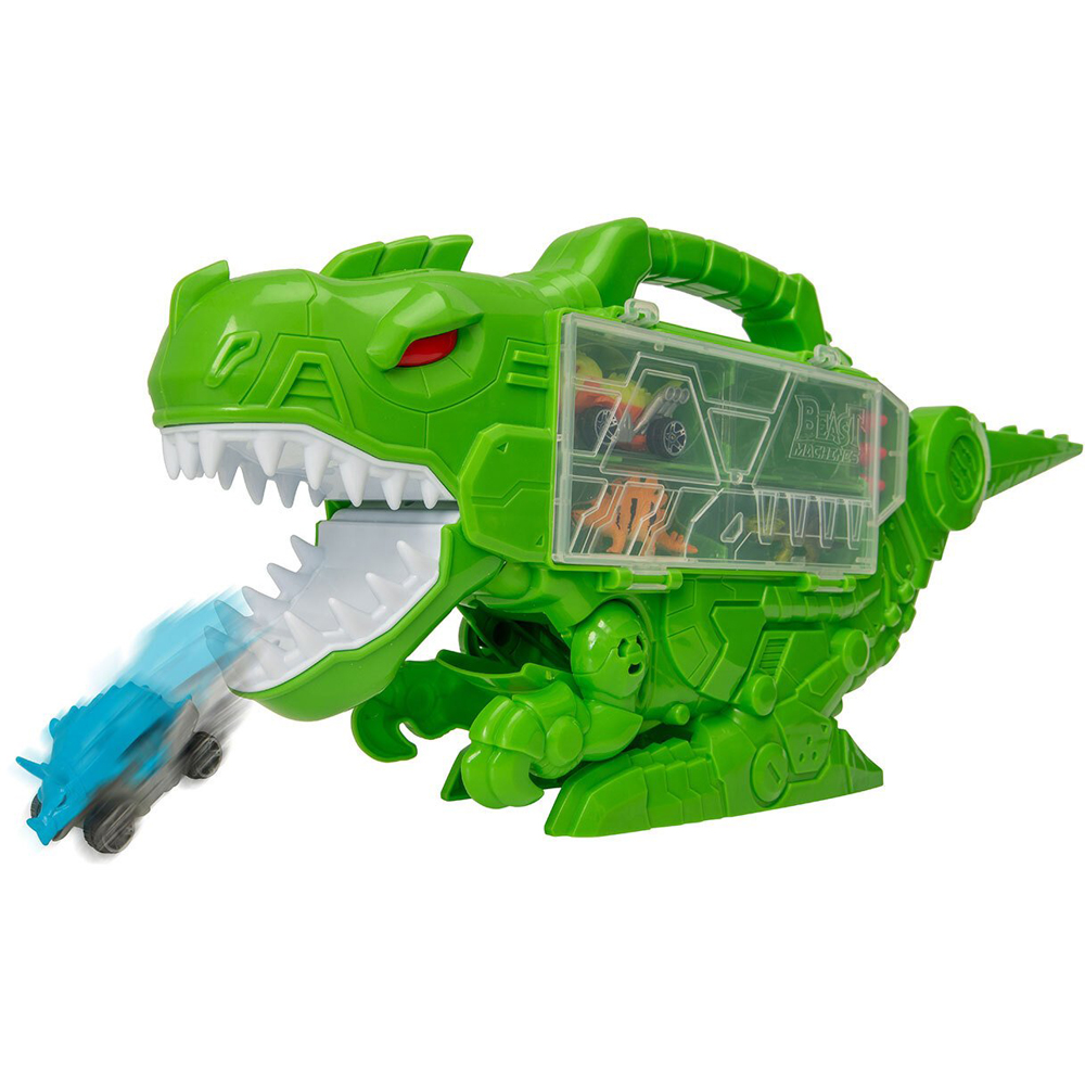 Teamsterz Beast Machines Dino Destroyer with 4 Pieces - Green Image 3