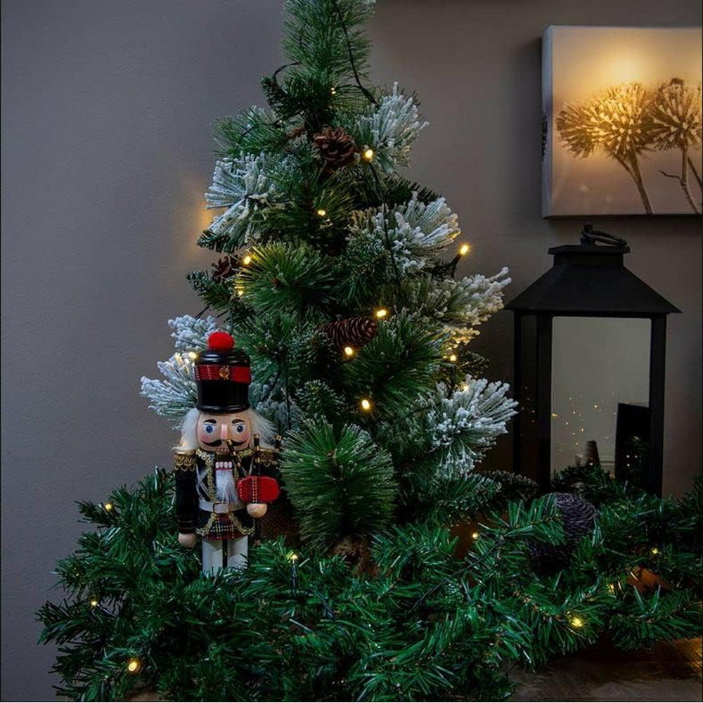 Garden Gear Warm White LED Frosted Snow Tip Artificial Christmas Tree 57cm Image 4