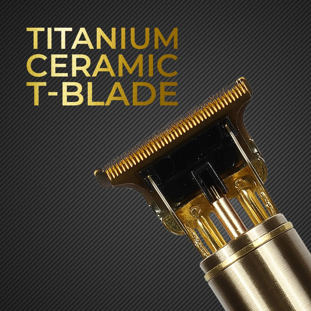 Alivio Vintage T9 Men Professional Golden Dragon Beard Trimmer Kit Image 6