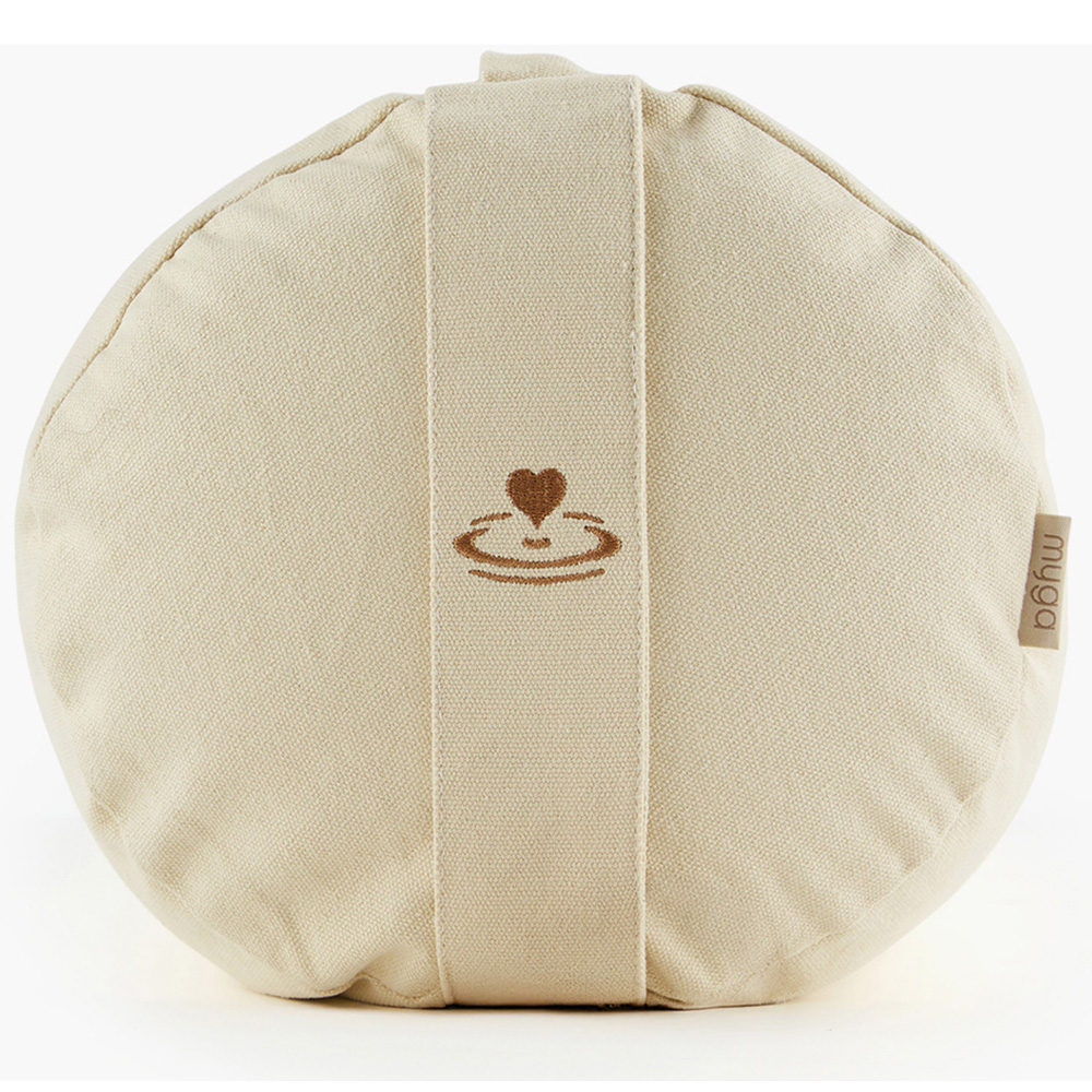 Myga Sand Buckwheat Yoga Support Bolster Pillow Image 3