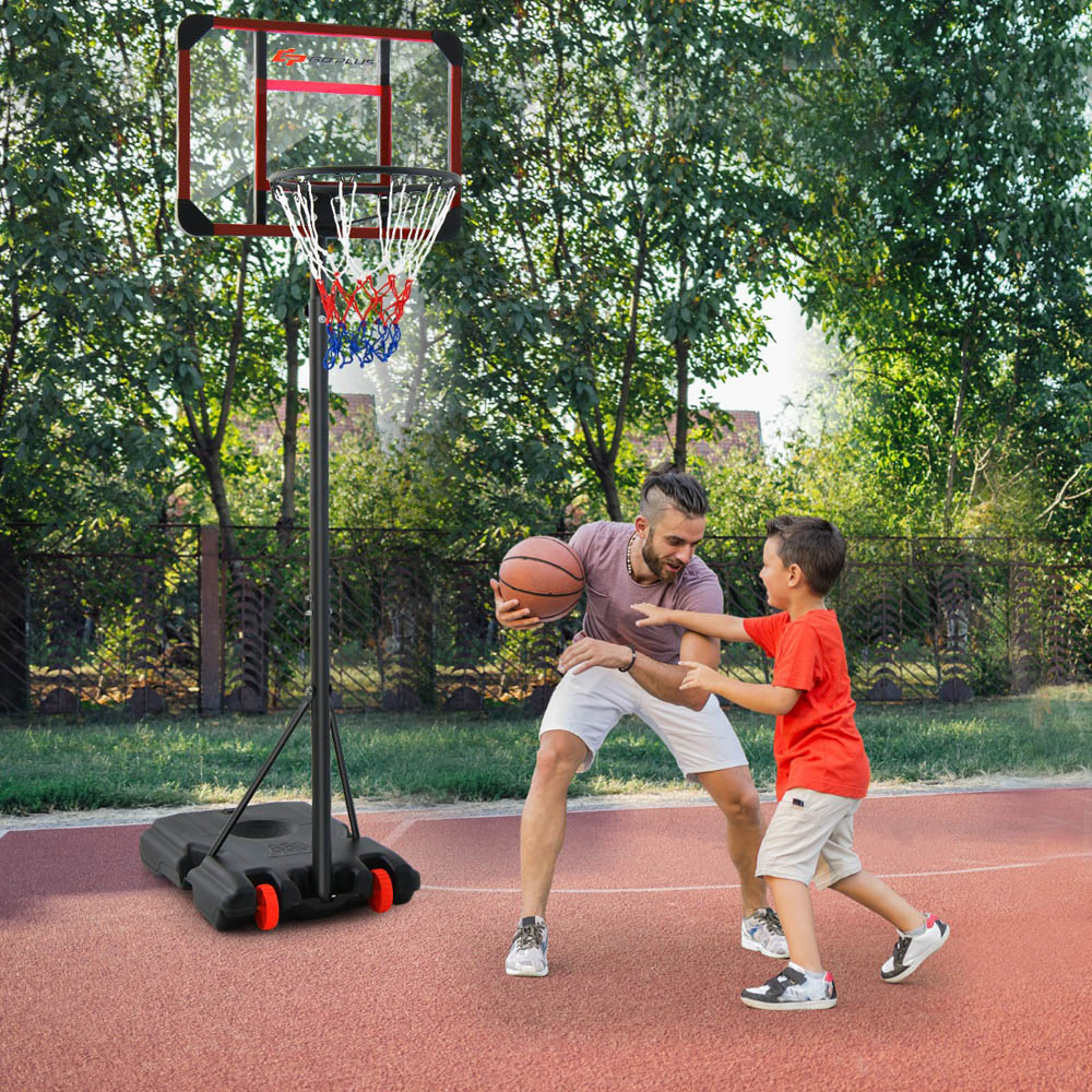 Costway Basketball Hoop and Goal Set Image 2