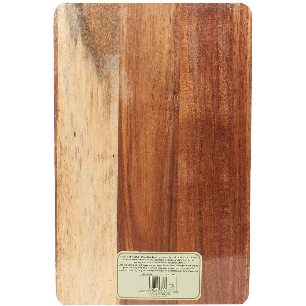 Acacia Traditional Chopping Board - Brown Image 2