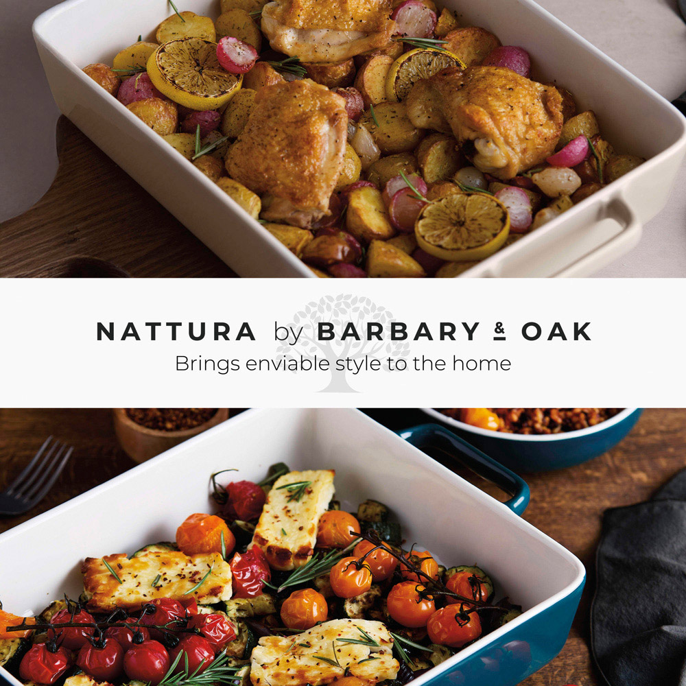 Barbary & Oak Nattura 38cm Agave Stoneware Rectangular Baking Dish Image 8