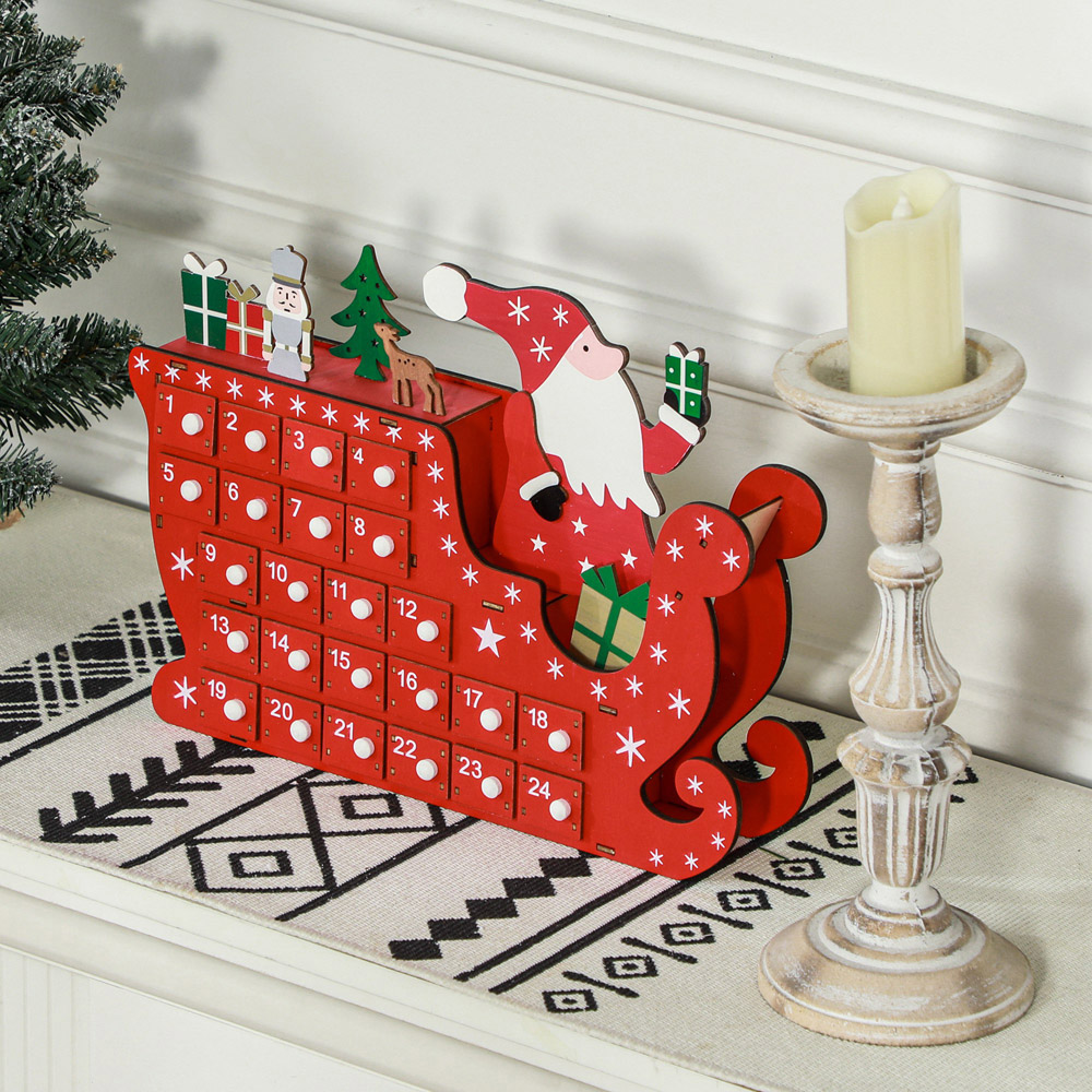 Everglow 24 Drawer Christmas Countdown Advent Calendar Image 2