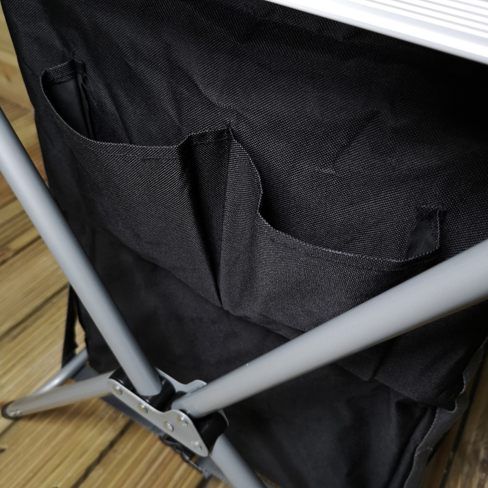 Samuel Alexander Black Foldable Camping Cabinet Image 3