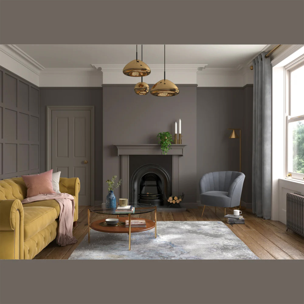 Dulux Heritage Walls and Ceilings Wooded Walk Velvet Matt Emulsion Paint 1L Image 4