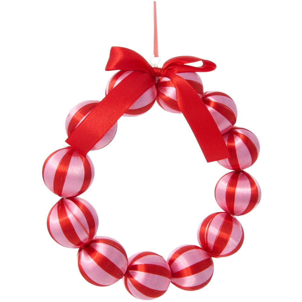 Shiny Bauble Wreath Image 3