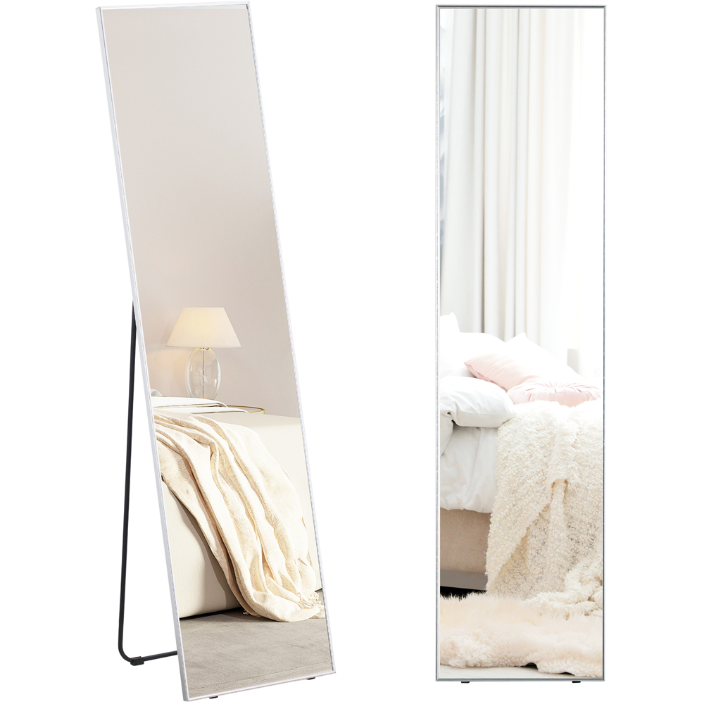 Portland Black Frame Full Length Mirror 40 x 160cm Image 5