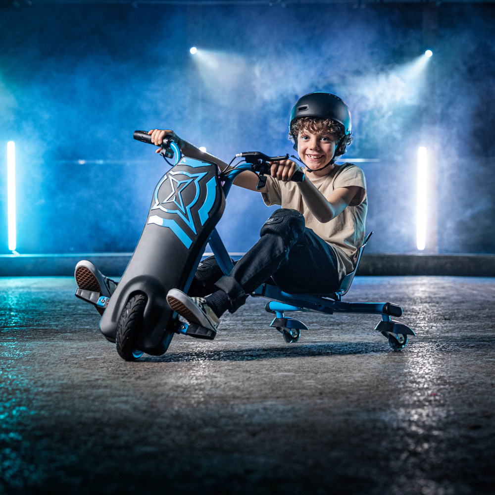 Xootz Blue Cyclone Drift Trike Image 2