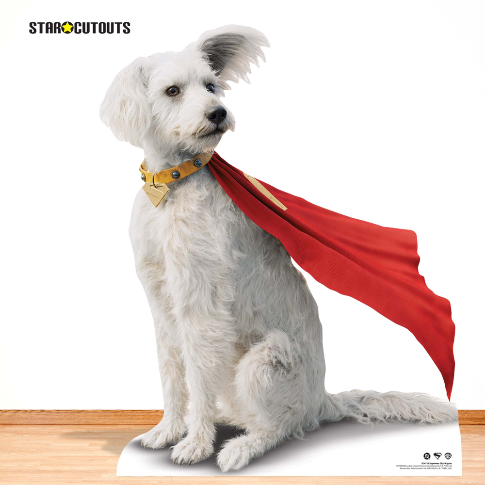 Star Cutouts Superman Krypto Cardboard Cutout 3ft Image 2