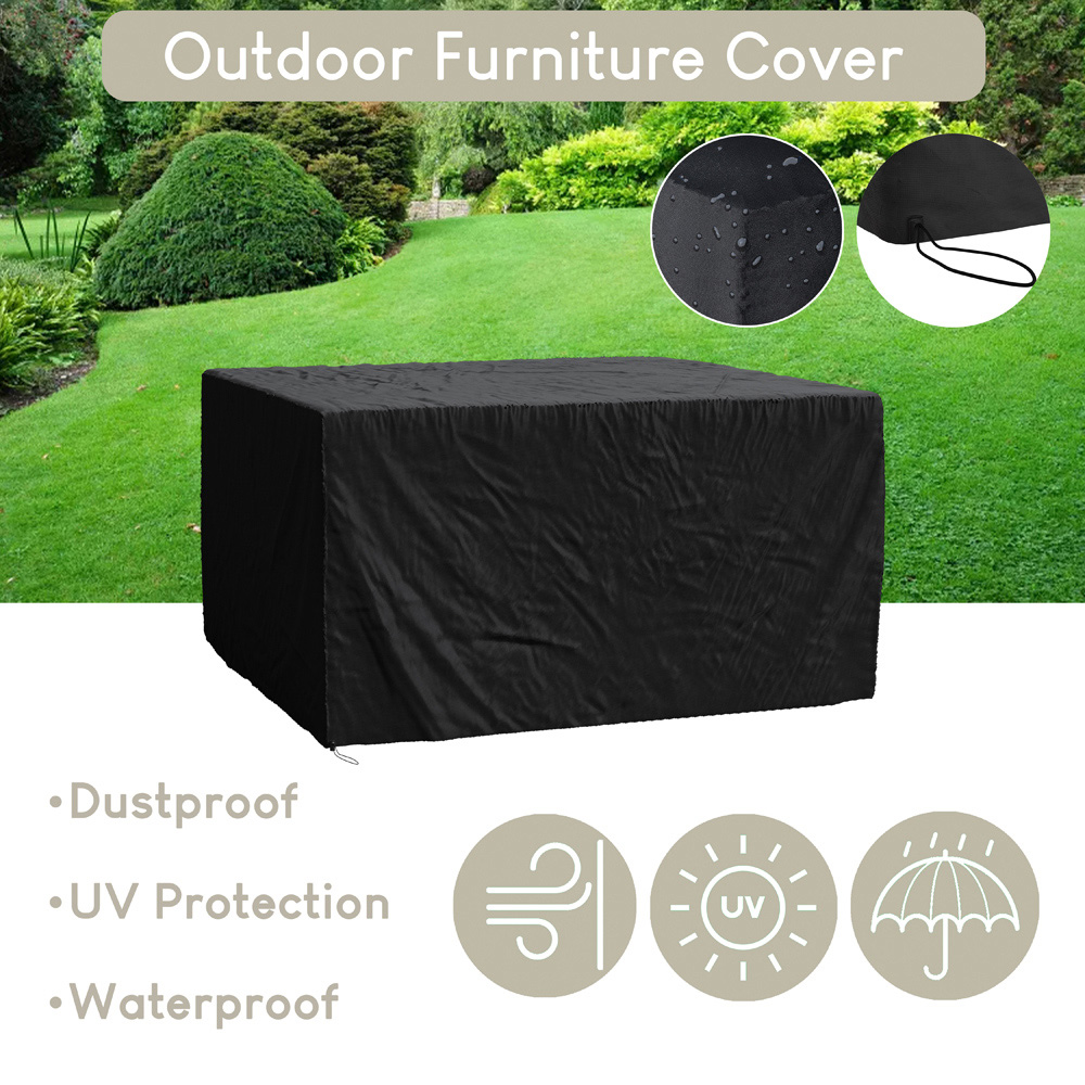 GARDEN VIDA Mylor 4 Seater Natural PE Rattan Garden Lounge Set with Cover Image 8