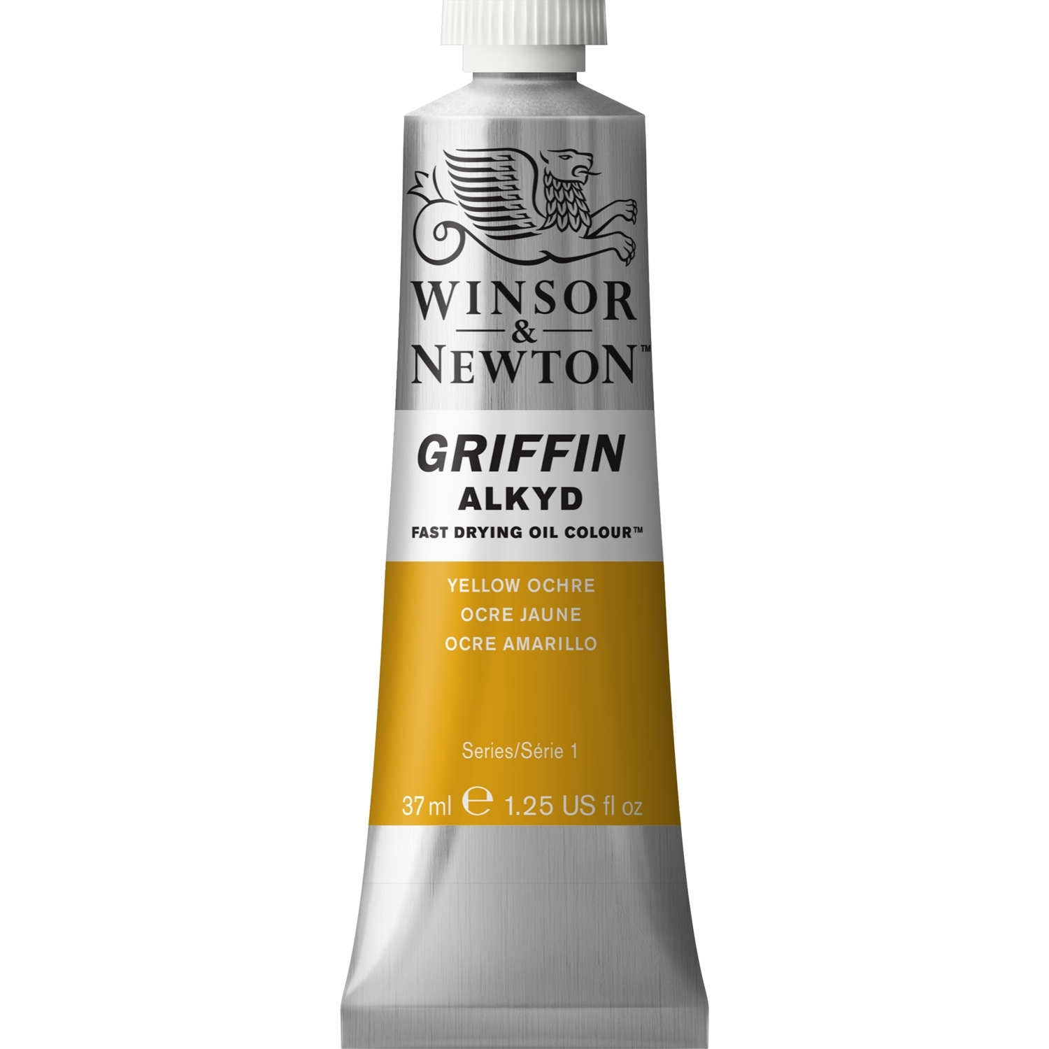 Winsor and Newton Griffin Alkyd Oil Colour - Yellow Ochre Image 1