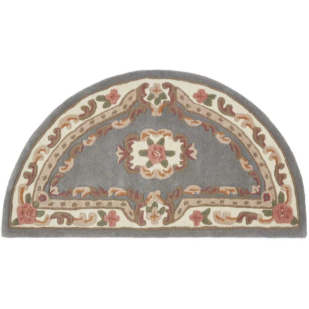 Origins Shensi Grey Half Moon Rug 67 x 127cm Image 1