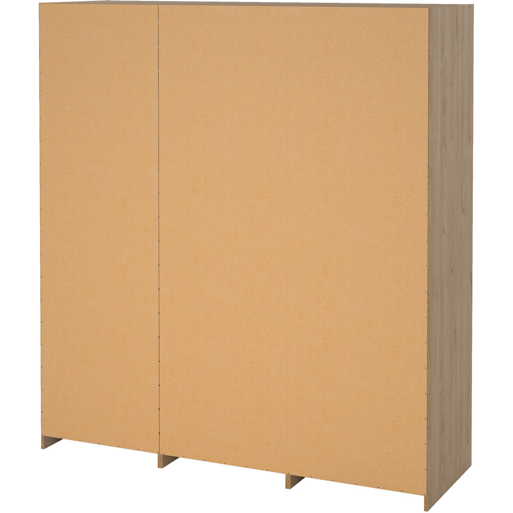 Florence 4 Door 4 Drawer Jackson Hickory Oak Sliding Wardrobe Image 4