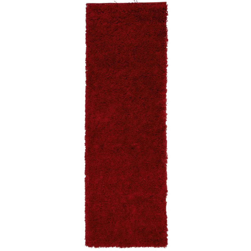 Homemaker Jazz Red Shaggy Runner 60 x 110cm Image 2
