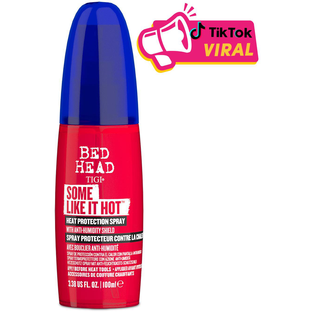 TIGI Bed Head Some Like It Hot Heat Protection Hair Spray Thermal Shield 100ml Image 4