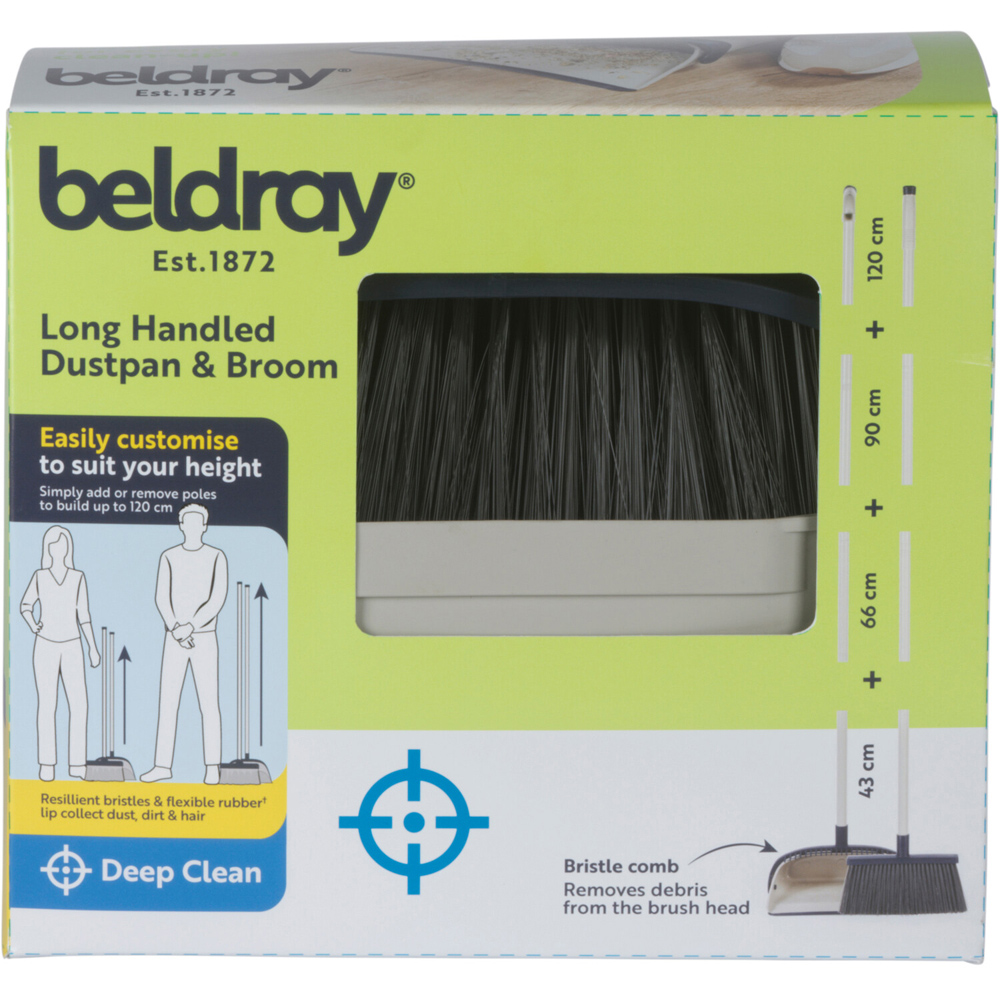 Beldray Long Handled Dustpan and Broom Image 3