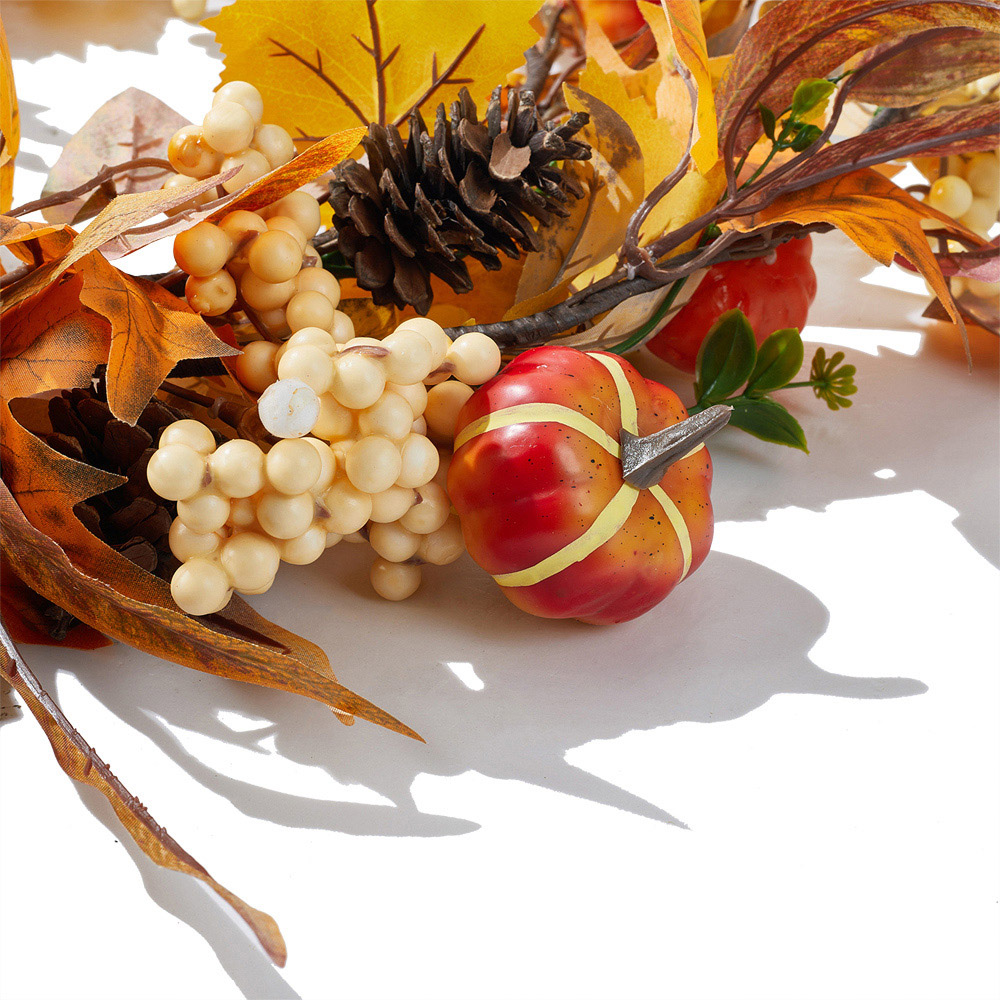Living and Home Halloween Artificial Pumpkin Garland Decoration 180cm Image 6