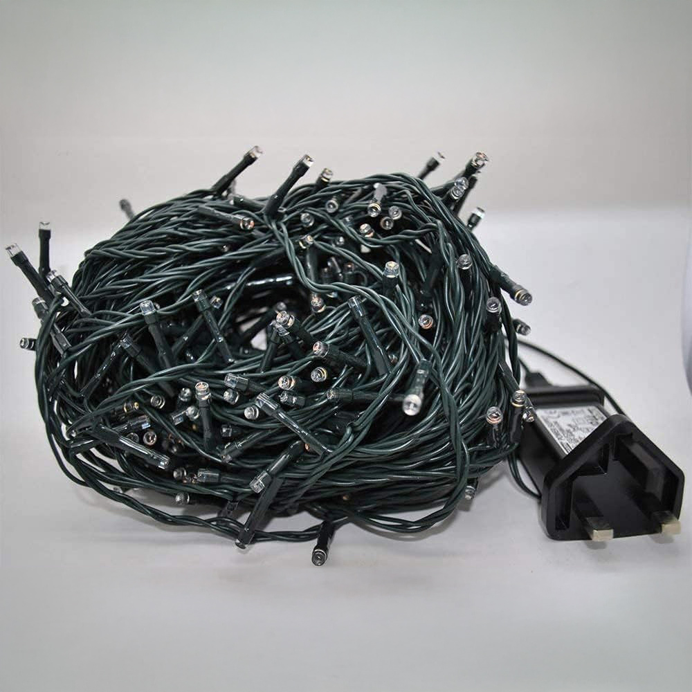 Shatchi 300 Cool White Multifunction LED Fairy String Lights Image 3