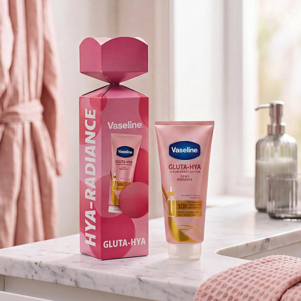 Vaseline Gluta-Hya Dewy Radiance Gift Set 200ml 3 Pack Image 3