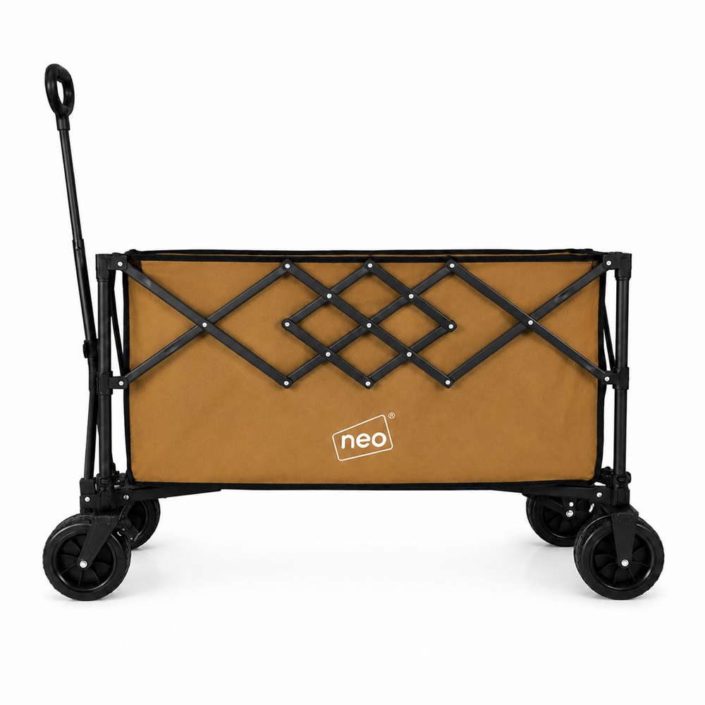 Neo Direct 140L Khaki Heavy Duty Folding Garden Trolley Cart Image 3