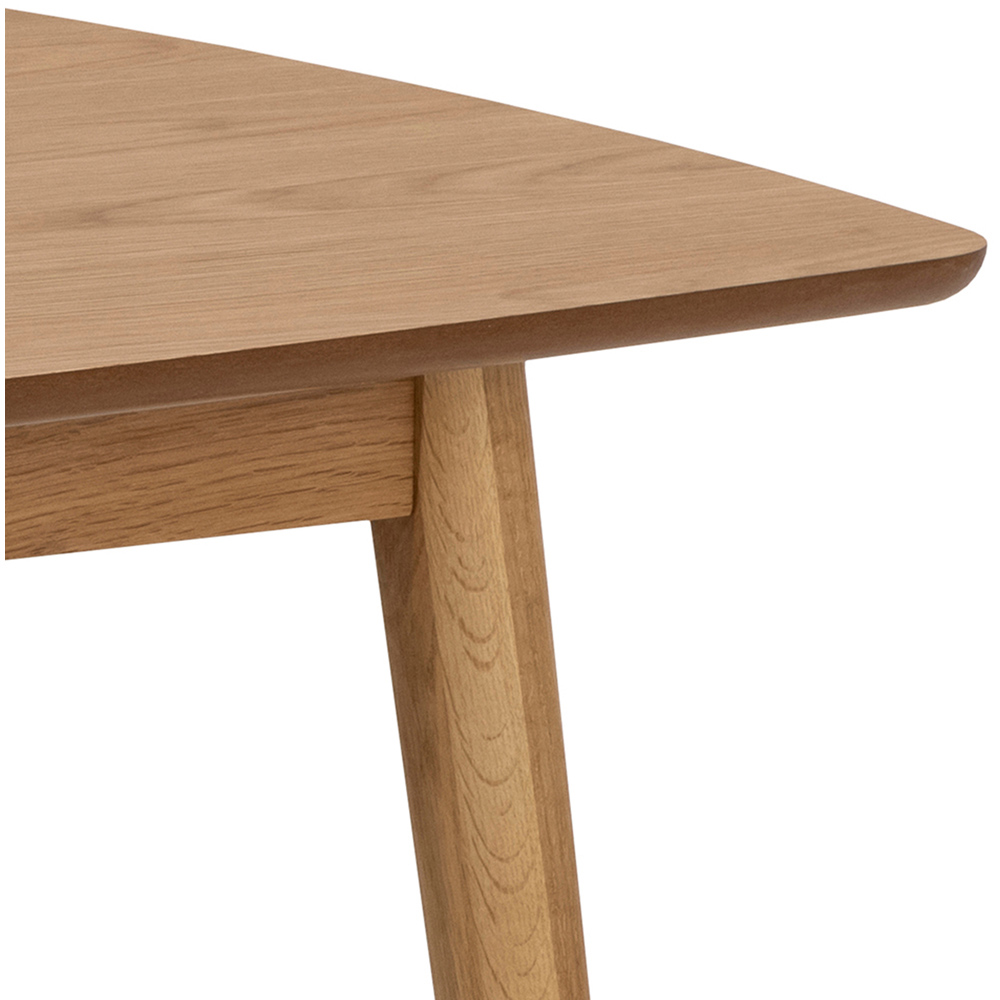 Florence Nagano 6 Seater Dining Table Oak Image 4