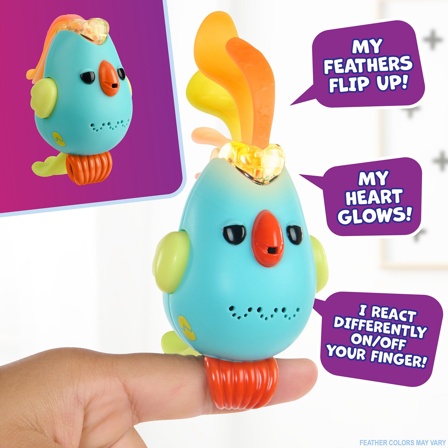 Single Fingerlings Sweet Tweets Bird in Assorted styles Image 3
