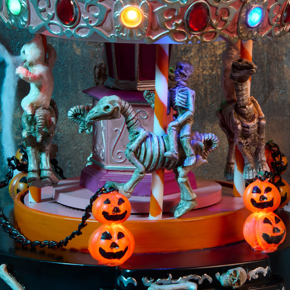 LED Haunted Carousel Image 4
