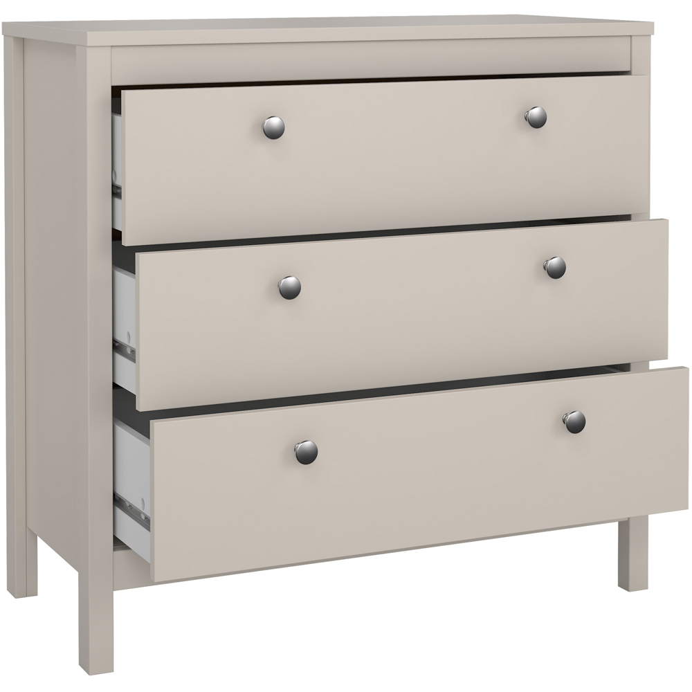 Florence Madrid 3 Drawer Cashmere Chest of Drawers Image 3