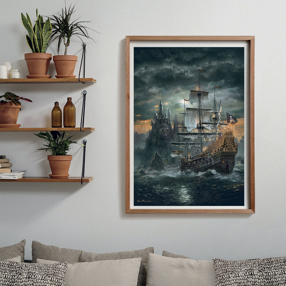 The Pirates Ship 1500 Piece Jigsaw Puzzle Image 2